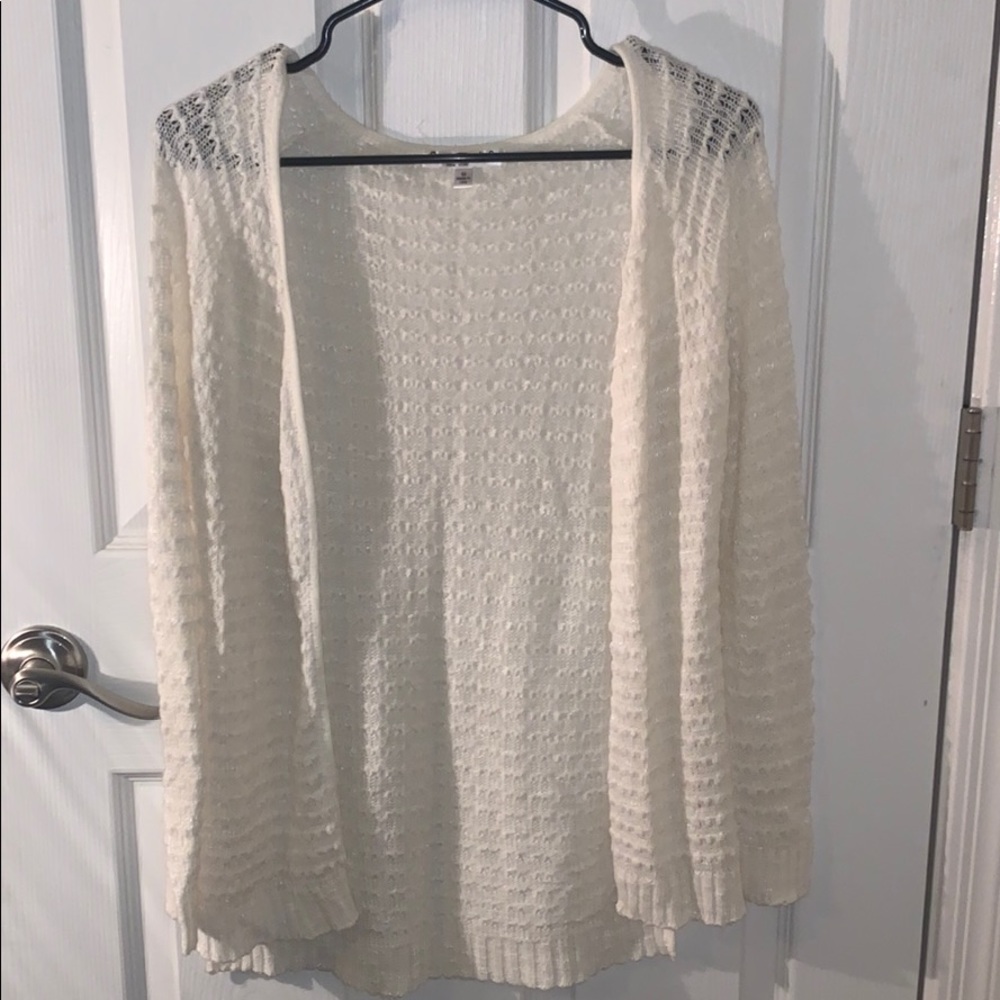 White Cardigan